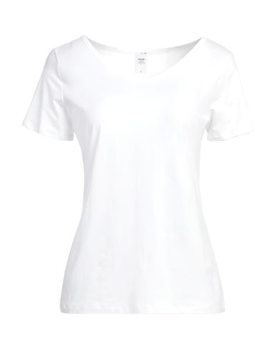 Calida Woman Undershirt White Size S Cotton, Tencel, Elastane