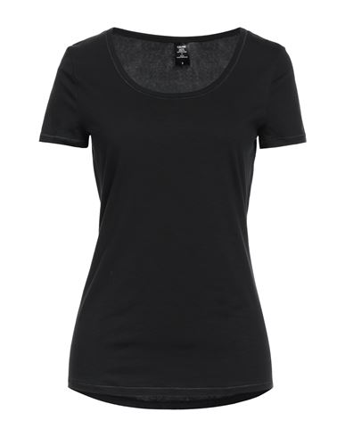Calida Woman Undershirt Black Size L Tencel, Cotton, Elastane