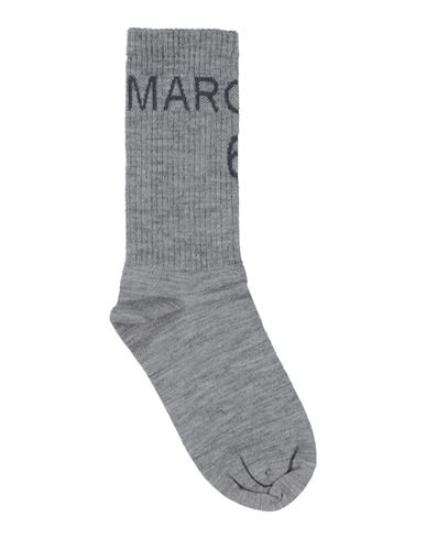 Mm6 Maison Margiela Woman Socks & Hosiery Grey Size M Wool, Polyamide, Elastane