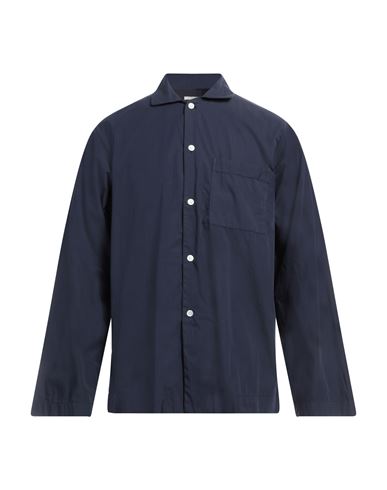 Shop Tekla Man Sleepwear Navy Blue Size S Organic Cotton