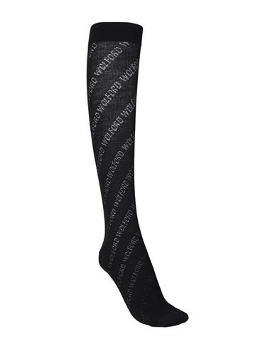 Wolford Woman Socks & Hosiery Black Size 8-9 Virgin Wool, Polyamide, Elastane