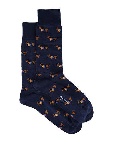 Paul Smith Man Socks & Hosiery Navy Blue Size Onesize Cotton, Polyamide, Elastane