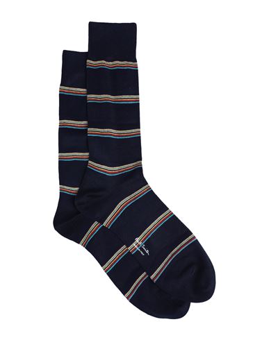 Paul Smith Man Socks & Hosiery Midnight Blue Size Onesize Organic Cotton, Polyamide, Elastane
