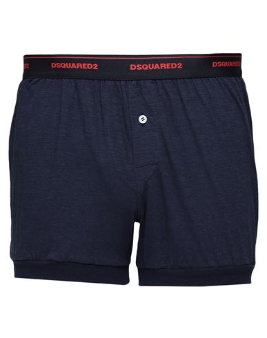 Dsquared2 Man Boxer Midnight Blue Size S Wool, Cotton