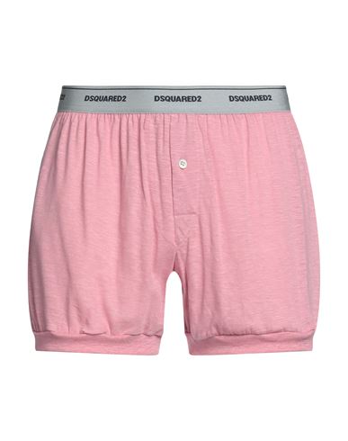 Dsquared2 Man Boxer Pink Size L Wool, Cotton