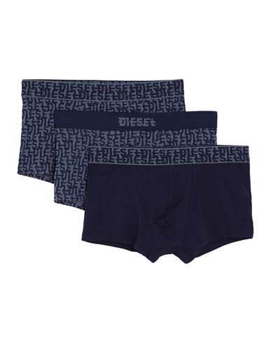 Diesel Man Boxer Navy Blue Size S Cotton, Elastane