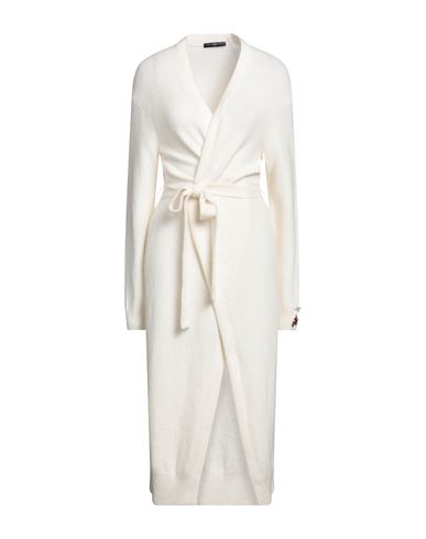 High Woman Cardigan Cream Size L Polyamide, Wool, Alpaca Wool, Elastane In White