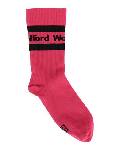 Wolford Woman Socks & Hosiery Magenta Size 10-11 Polyamide, Cotton, Polypropylene, Elastane