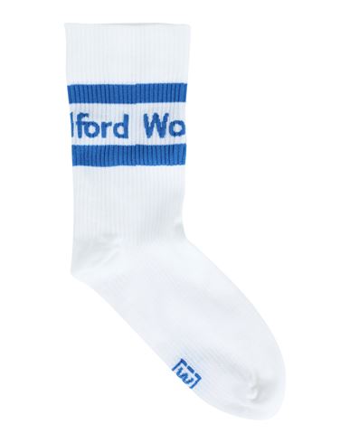 Shop Wolford Woman Socks & Hosiery Bright Blue Size 10-11 Polyamide, Cotton, Polypropylene, Elastane