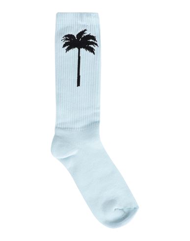 Palm Angels Woman Socks & Hosiery Sky Blue Size L/xl Cotton, Elastane, Polyamide