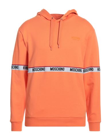Moschino Man Sleepwear Orange Size L Cotton, Elastane