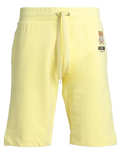 Moschino Man Sleepwear Yellow Size Xl Cotton, Elastane