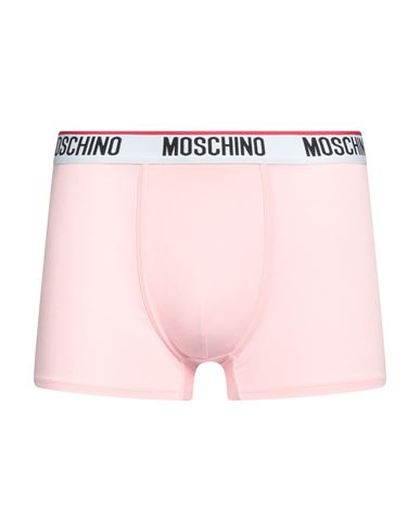 Moschino Man Boxer Pink Size Xxl Cotton, Elastane