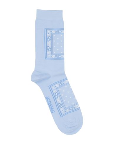 Jacquemus Man Socks & Hosiery Sky Blue Size 6-9 Cotton, Polyamide, Elastane