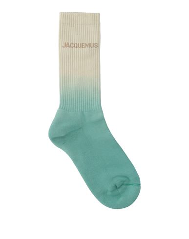 Jacquemus Man Socks & Hosiery Turquoise Size 10-13 Cotton, Polyamide, Elastane In Blue