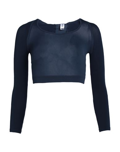 Spanx Woman Undershirt Navy Blue Size Xs/s Nylon, Elastane