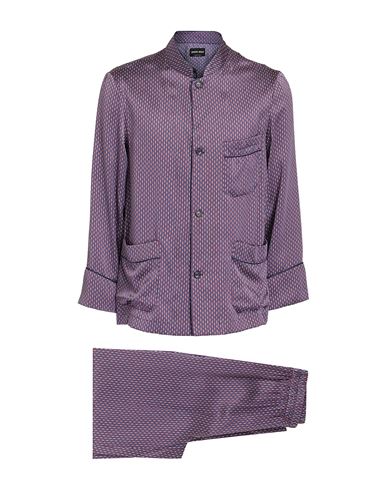 Giorgio Armani Man Sleepwear Purple Size 42 Silk