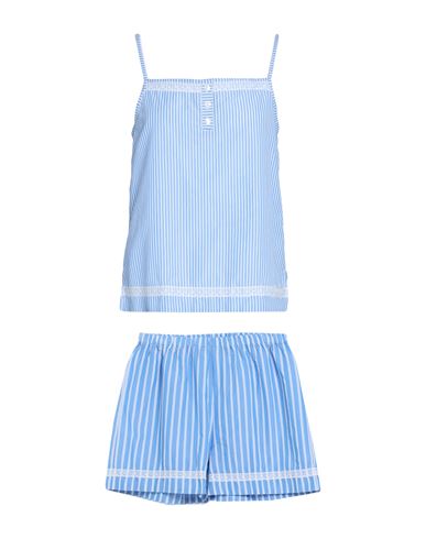 Shop Verdissima Woman Sleepwear Light Blue Size L Cotton, Polyamide