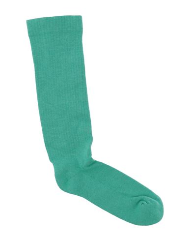 Rick Owens Drkshdw Drkshdw By Rick Owens Woman Socks & Hosiery Green Size 7-9 Cotton, Polyamide, Elastane
