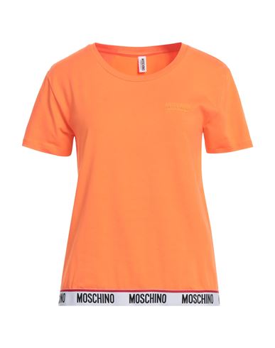 Moschino Woman Undershirt Orange Size Xs Cotton, Elastane