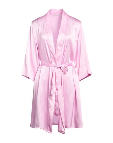 Shop Verdissima Woman Dressing Gown Or Bathrobe Pink Size L Polyester