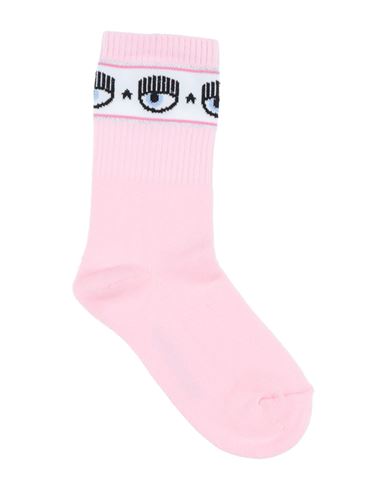 Chiara Ferragni Woman Socks & Hosiery Pink Size Onesize Cotton, Polyamide, Elastane