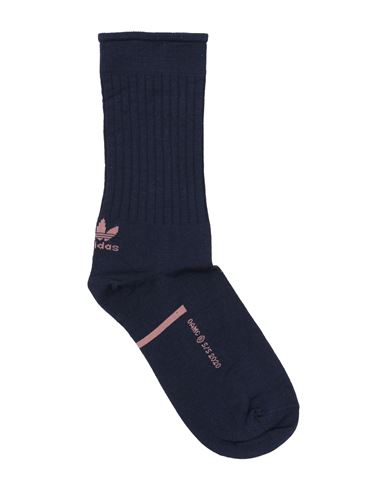 Shop Adidas Originals Woman Socks & Hosiery Midnight Blue Size 7-8.5 Cotton, Polyamide, Elastane