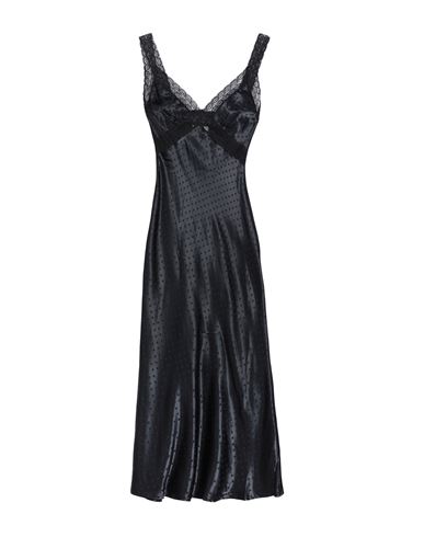Topshop Woman Slip Dress Black Size M Polyester