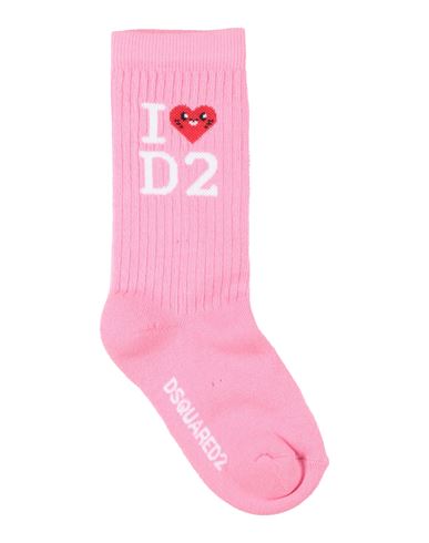 Dsquared2 Babies'  Toddler Girl Socks & Hosiery Pink Size 4 Cotton, Nylon, Elastane