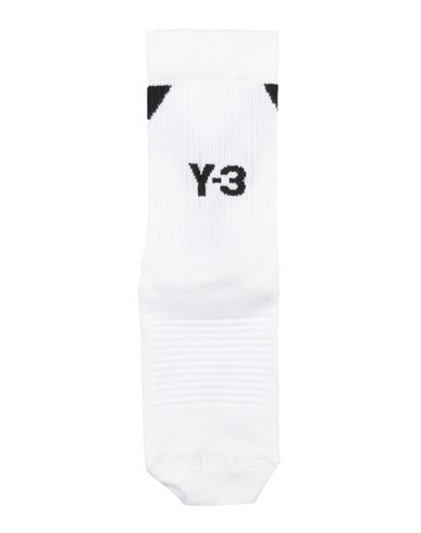 Y-3 Woman Socks & Hosiery White Size M Cotton, Recycled Polyamide, Recycled Polyester, Elastane
