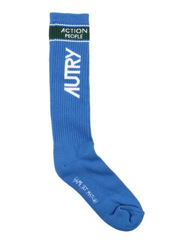 Autry Man Socks & Hosiery Blue Size 6-9 Cotton, Elastane, Nylon