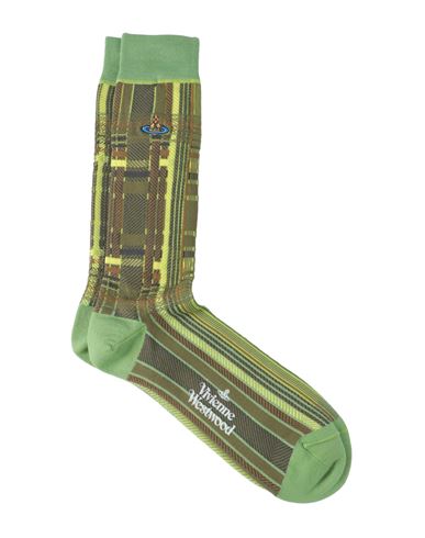 Vivienne Westwood Woman Socks & Hosiery Sage Green Size 6-8 Merino Wool, Polyamide, Elastane