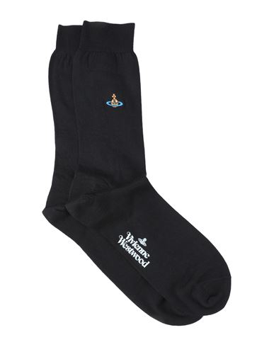 Vivienne Westwood Man Socks & Hosiery Black Size 10 Merino Wool, Polyamide