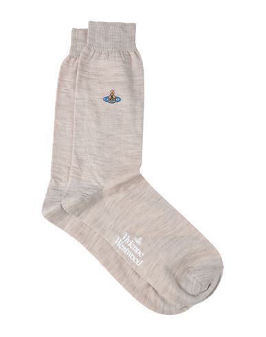 Vivienne Westwood Man Socks & Hosiery Beige Size 7 Merino Wool, Polyamide