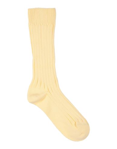 Jil Sander Man Socks & Hosiery Yellow Size M Cotton, Polyamide, Elastane