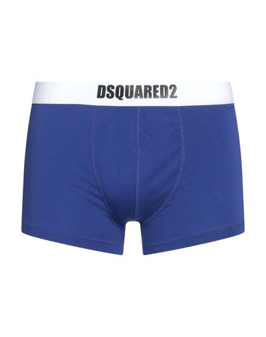 Dsquared2 Man Boxer Blue Size M Cotton, Elastane