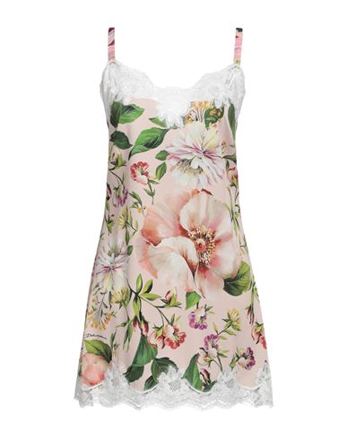 Dolce & Gabbana Woman Slip Dress Light Pink Size 6 Silk, Cotton, Elastane, Polyamide