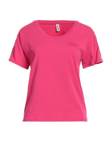 Shop Moschino Woman Undershirt Fuchsia Size M Cotton, Elastane In Pink