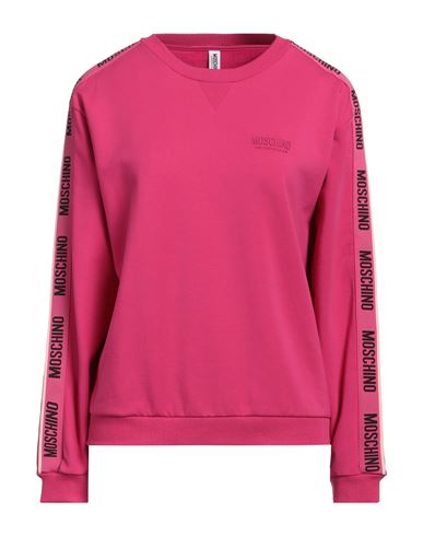 Shop Moschino Woman Sleepwear Fuchsia Size Xxl Cotton, Elastane In Pink