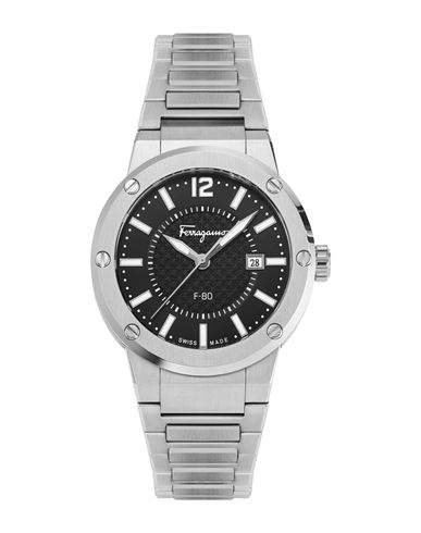 Ferragamo F-80 Bracelet Watch Man Wrist Watch Silver Size Onesize Stainless Steel In White