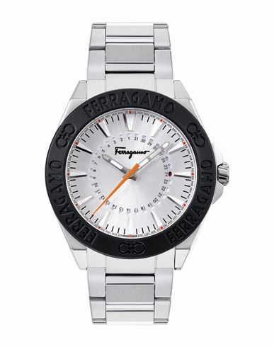 Ferragamo Bracelet Watch Man Wrist Watch Silver Size Onesize Stainless Steel
