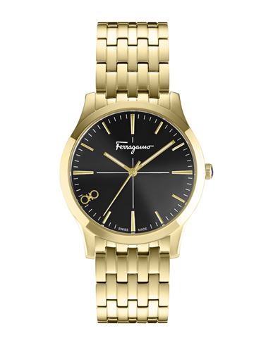 Ferragamo Slim Formal Watch Woman Wrist Watch Gold Size Onesize Stainless Steel