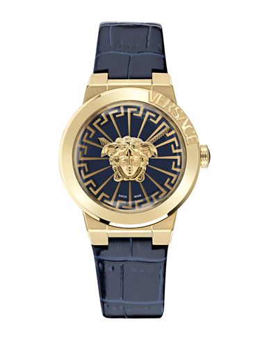 Versace Medusa Infinite Leather Watch Woman Wrist Watch Gold Size Onesize Stainless Steel