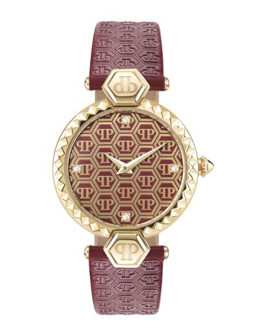Philipp Plein Plein Couture Leather Watch Woman Wrist Watch Gold Size Onesize Stainless Steel