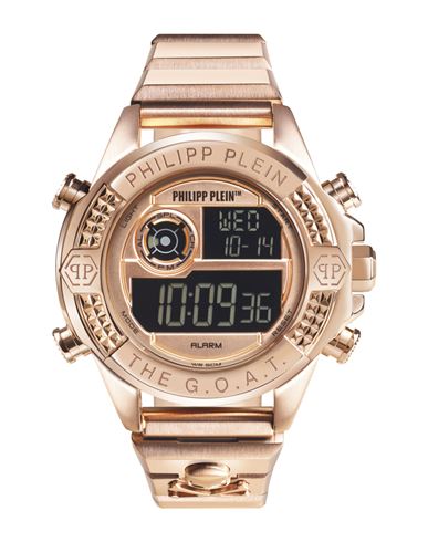 Philipp Plein The G. O.a. T. Digital Watch Man Wrist Watch Gold Size Onesize Stainless Steel