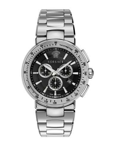 Versace Mystique Chrono Bracelet Watch In Silver