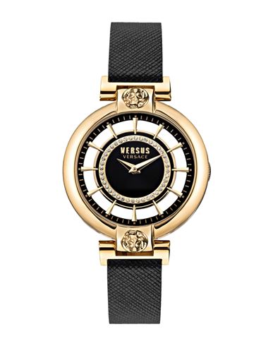 Versus Versace Silver Lake Crystal Watch Woman Wrist Watch Gold Size Onesize Stainless Steel
