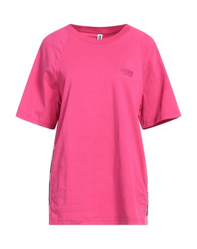 Shop Moschino Woman Undershirt Fuchsia Size L Cotton In Pink