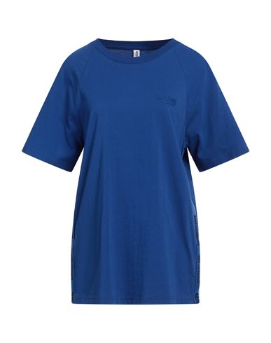 Shop Moschino Woman Undershirt Blue Size L Cotton