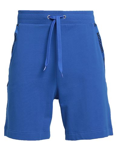 Moschino Man Sleepwear Blue Size L Cotton, Elastane